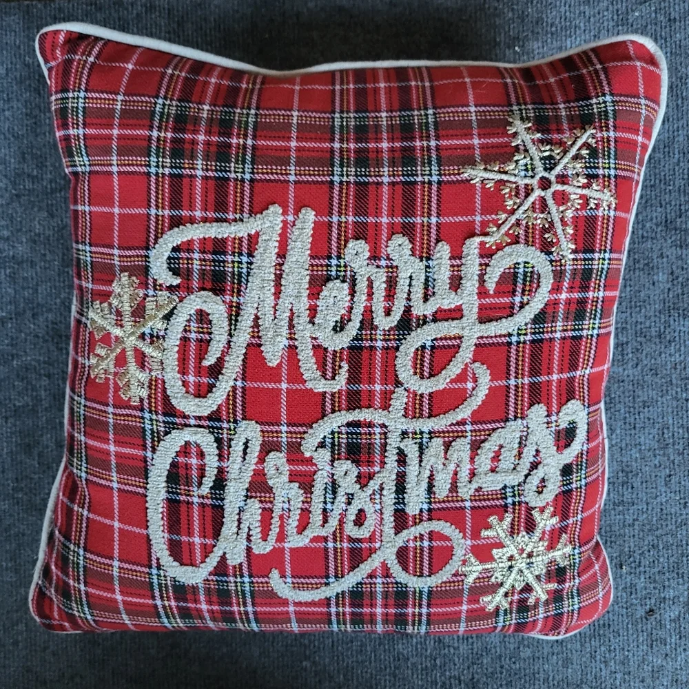 Pier 1 Merry Christmas Throw Pillow